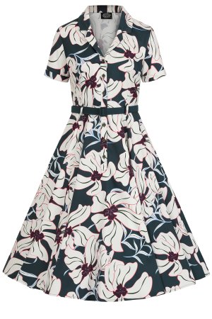 Quinn Floral Swing Dress in Extended Sizing